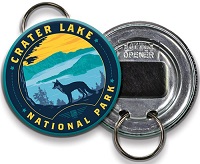   Crater Lake Circle Bottle Opener Key Chain